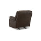 Niy 41 Inch Chair Power Rocker Recliner Cushioned Dark Brown Upholstery By Casagear Home BM309301