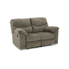 Tul 70 Inch Manual Recliner Loveseat, Soft Cushioned, Taupe Gray Polyester By Casagear Home