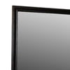 Umi 39 x 39 Dresser Mirror Molded Design Solid Wood Black Square Frame By Casagear Home BM309546