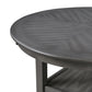 Isla 5 Piece Counter Height Table Set 4 Crossback Chairs Gray Polyester By Casagear Home BM309553