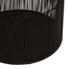 26 Inch Tall Lantern Round Body Shape Black Metal Wire Mesh with Handle By Casagear Home BM309629