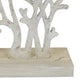 Spark 20 Inch Coral Table Top Decor Coastal Design Resin Antique White By Casagear Home BM310167