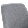 Kian 20 Inch Side Chair Set of 2 Tapered Legs Gray Fabric Upholstery By Casagear Home BM310192