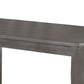 Kate 72 Inch Dining Table Rectangular Top Sleek Wood Frame Brown By Casagear Home BM310247