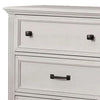 Geo 62 Inch Wide Dresser Chest 6 Drawers Solid Wood Antique White By Casagear Home BM310921