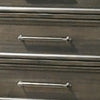 Ston 49 Inch Tall Dresser Chest 5 Drawers Pewter Crown Molding Gray By Casagear Home BM310926