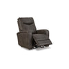 Aji 41 Inch Chair Power Recliner with Adjustable Headrest Quarry Gray By Casagear Home BM310994