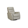 42 Inch Chair Swivel Glider Recliner Cushioned Seat Dove Gray Upholstery By Casagear Home BM310995