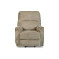 Qog 43 Inch Chair Power Lift Recliner Cushioned Seat Toast Polyester By Casagear Home BM311003