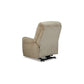 Qog 43 Inch Chair Power Lift Recliner Cushioned Seat Toast Polyester By Casagear Home BM311003