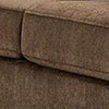 Beni 75 Inch Loveseat Rolled Arms 5 Pillows Nailhead Trim Beige Brown By Casagear Home BM311104