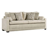 Api 87 Inch Sofa, Track Arms, Plush Cushioned, Beige Chenille Upholstery By Casagear Home