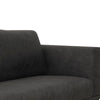 Reno Jey 78 Inch Loveseat Soft Pop Stitch Dark Gray Fabric Upholstery By Casagear Home BM311149