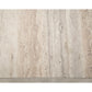 Lia 39 Inch Coffee Table Square Travertine Stone Finish Laminated Top By Casagear Home BM311181