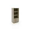 Fly 63 Inch Vertical Bookcase 3 Shelves 1 Drawer Gray Stone Laminate By Casagear Home BM311191