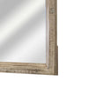 Nite 33 x 45 Inch Dresser Mirror Pine Wood Rectangular Taupe Brown By Casagear Home BM311227