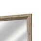 Nite 33 x 45 Inch Dresser Mirror Pine Wood Rectangular Taupe Brown By Casagear Home BM311227