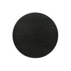 Yuvi 22 Inch Side End Table Round Top Pedestal Base Ebony Black Finish By Casagear Home BM311406