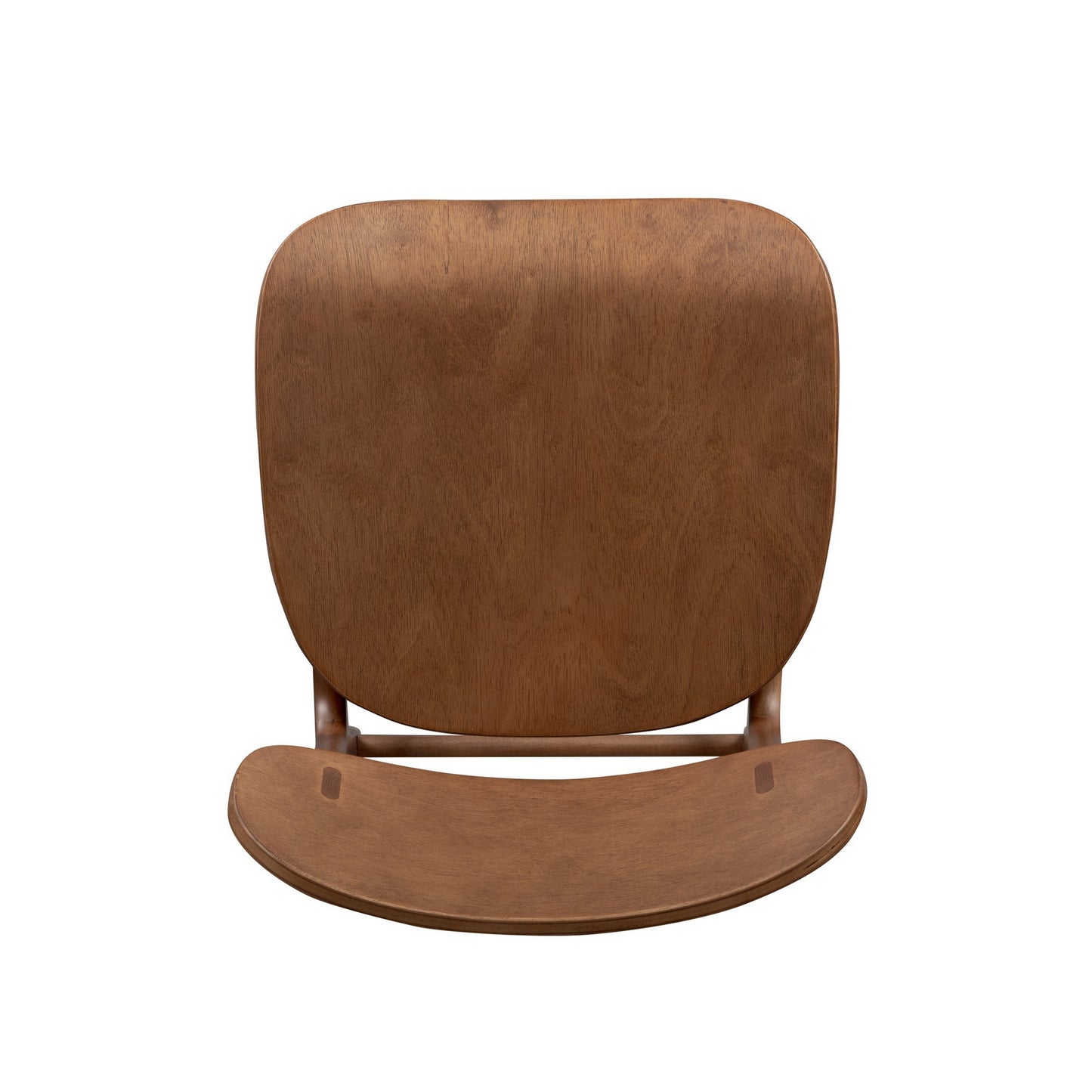 Seln 30 Inch Barstool Chair Curved Seat Open Back Dark Brown Wood By Casagear Home BM311544