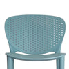 Celin 30 Inch Barstool Chair Set of 4 Stackable Mesh Curved Seat Green By Casagear Home BM311547