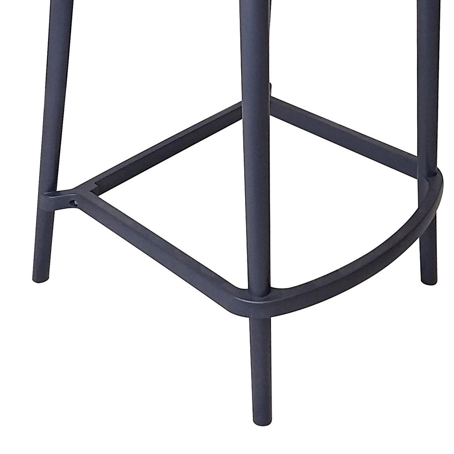 Celin 30 Inch Barstool Chair Set of 4 Stackable Mesh Curved Seat Gray By Casagear Home BM311548