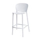 Celin 26 Inch Counter Stool Chair Set of 4 Stackable Mesh Back White By Casagear Home BM311554