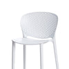 Celin 26 Inch Counter Stool Chair Set of 4 Stackable Mesh Back White By Casagear Home BM311554