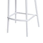 Celin 26 Inch Counter Stool Chair Set of 4 Stackable Mesh Back White By Casagear Home BM311554