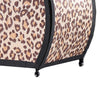 Wigi 12 Inch Accent Lamp Purse Cheetah Animal Print Brown Black Faux Fur By Casagear Home BM311583