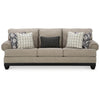 Bian 99 Inch Sofa Oversized Cushions 5 Accent Pillows Taupe Polyester By Casagear Home BM311637