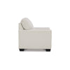 Caten 39 Inch Armchair Transitional Polyester Upholstery Snowy White By Casagear Home BM311639