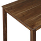 Timothy 5 Piece Counter Height Dining Table and Chairs Square Brown Wood By Casagear Home BM311790