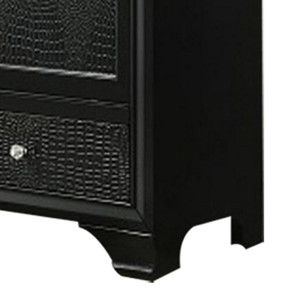 LED 67 Inch TV Media Entertainment Console 2 Barn Doors Black Finish By Casagear Home BM311817