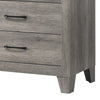 Isha 58 Inch Dresser 6 Wide Drawers Rustic Driftwood Gray Finish By Casagear Home BM311831