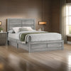 Robin King Size Bed Platform Base Driftwood 8 Support Legs By Casagear Home BM311847