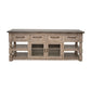 Nite 79 Inch TV Entertainment Console 4 Drawers 2 Glass Doors Brown Wood By Casagear Home BM311878