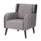 Kine 31 Inch Accent Armchair Splayed Legs Wood Gray Fabric Upholstery By Casagear Home BM311967