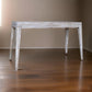 50 Inch Console Sofa Table, Cottage Inspired, Mango Wood, Distressed White  By Casagear Home