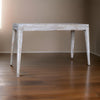 50 Inch Console Sofa Table Cottage Inspired Mango Wood Distressed White By Casagear Home BM311971