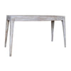 50 Inch Console Sofa Table Cottage Inspired Mango Wood Distressed White By Casagear Home BM311971