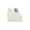 Henly 51 Inch Accent Chair 1 Pillow Oversized Loose Seat White Polyester By Casagear Home BM312027