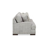 Cado 95 Inch Sofa 5 Accent Pillows Reversible Cushion Gray Polyester By Casagear Home BM312069