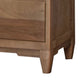 Neuv 53 Inch Tall Dresser Chest 4 Drawers Natural Brown Solid Mango Wood By Casagear Home BM312241