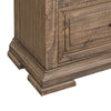 Riel 54 Inch Tall Dresser Chest with 4 Drawers Solid Wood Sandy Brown By Casagear Home BM312242