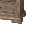 Riel 68 Inch Dresser 6 Drawers Metal Handles Solid Wood Sandy Brown By Casagear Home BM312243