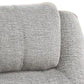 Evans 37 Inch Recliner Chair Power Lift Cupholders Chenille Light Gray By Casagear Home BM312351