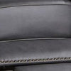 Enice 40 Inch Accent Chair with Footrest Nailhead Trim Dark Gray Leather By Casagear Home BM312358