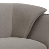 Naeli 86 Inch Sofa Compact Modern Design Plush Brown Linen Upholstery By Casagear Home BM312384