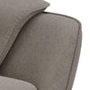 Naeli 47 Inch Accent Chair Compact Modern Design Brown Linen Upholstery By Casagear Home BM312386