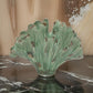 18 Inch Accent Vase Intricate Kelp Design Green Ceramic Brown Accents By Casagear Home BM312529